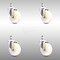 Service Caster 4 Inch 316SS Nylon Wheel Swivel 10mm Threaded Stem Caster Set SCC-SS316TS20S414-NYS-M1015-4 - alternate 4
